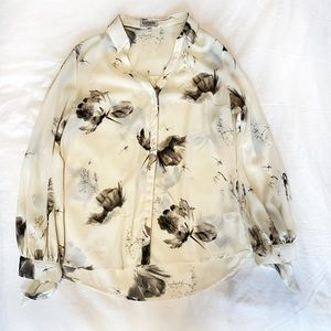 Express Floral Print Blouse